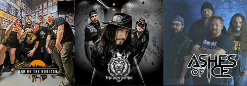 The Lion Within, War on the Horizon, and Ashes of Ice poster