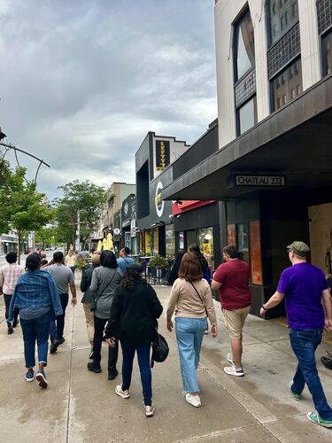 Downtown Windsor Walking Tour poster