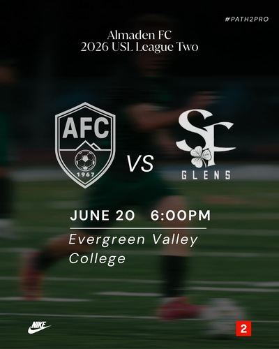 Almaden FC vs SF Glens SC poster