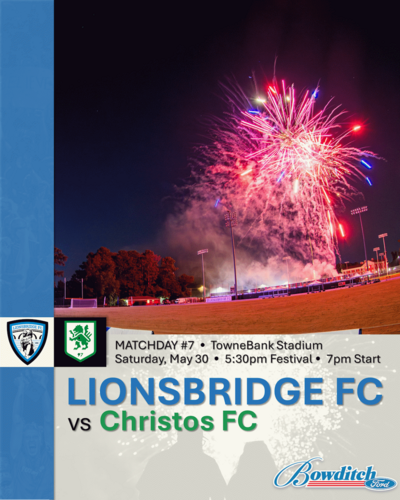 Lionsbridge FC vs Christos FC (May 30, 2026) poster