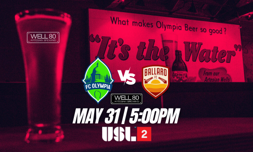 USL TWO | FC OLYMPIA VS  BALLARD FC poster