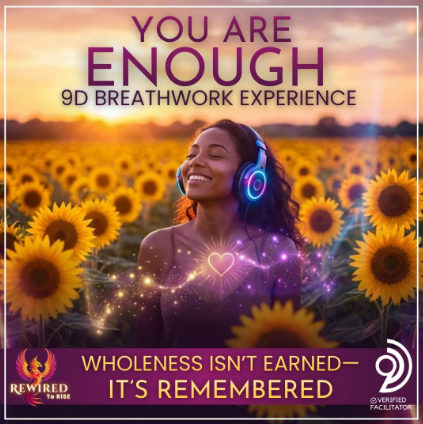 9D Breathwork Online: You Are Enough (7-9 or 9-11 PM EST) image