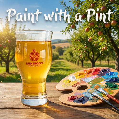 Paint with a Pint poster
