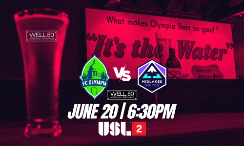 USL TWO | FC OLYMPIA VS  MIDLAKES FC poster