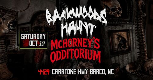 BACKWOODS HAUNT NIGHT 3  {OCT  10TH}  poster
