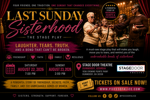 Live Stage Play: Last Sunday Sisterhood Event! poster