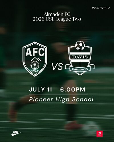 Almaden FC vs Davis SC poster