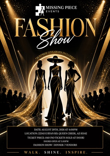 Missing Piece Events X Seedz Of Success Fashion Show poster