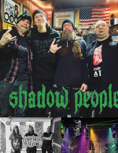 Shadow People, Junkyard Slave and Metal Mustang poster