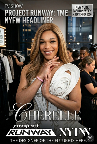 Cherelle Jackson is Headliner for TV Show Project Runway for New York Fashion Week poster
