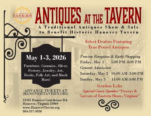 2026 Antiques at the Tavern poster